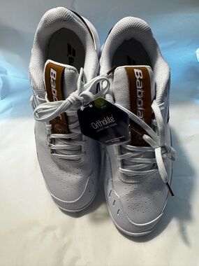 Babolat Women's white tennis shoes Wimbledon SFX EVO all court